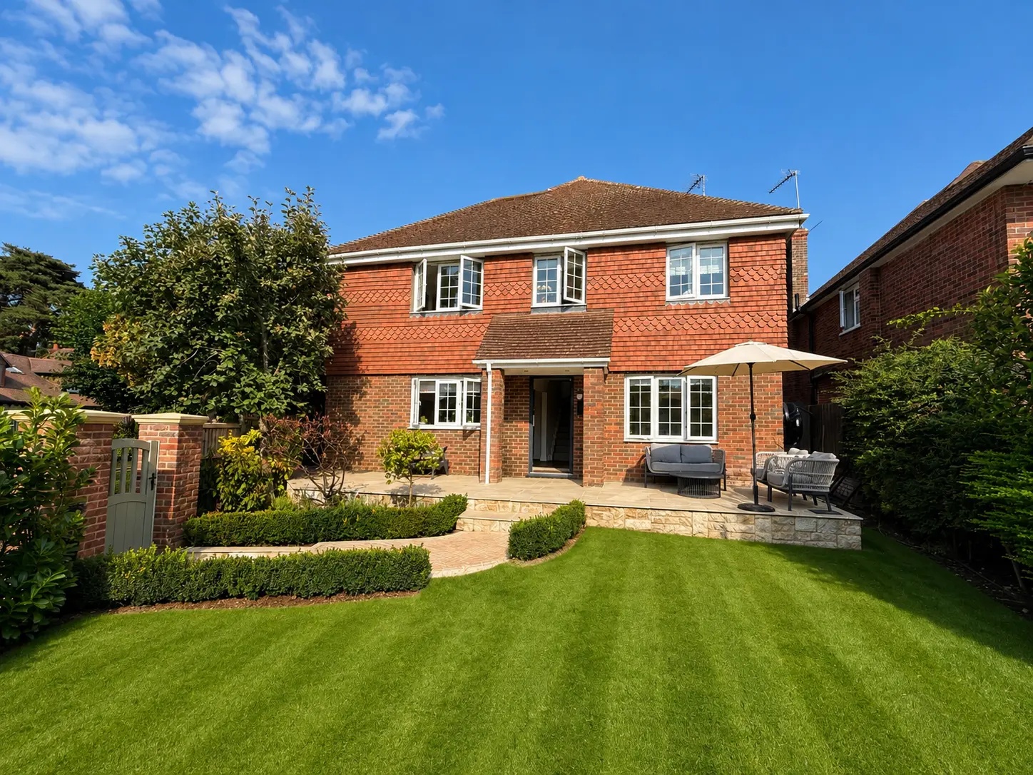 The Weybridge family home available as temporary accommodation during a renovation
